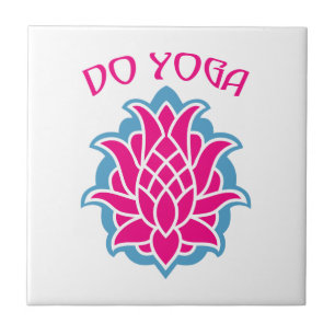 Azulejo De Cerámica Hacer yoga
