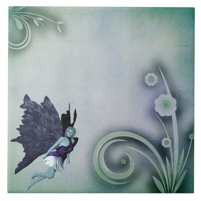 Azulejo De Cerámica Hada (Frente)