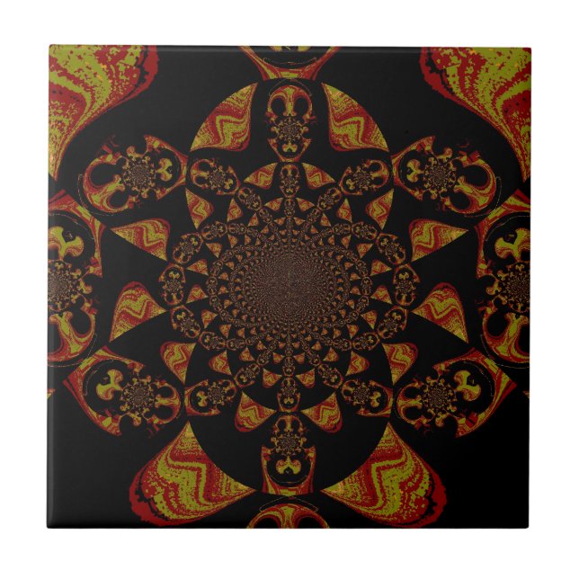 Azulejo De Cerámica Hakuna Matata Gift Black Jamaica Pop Art. (Frente)