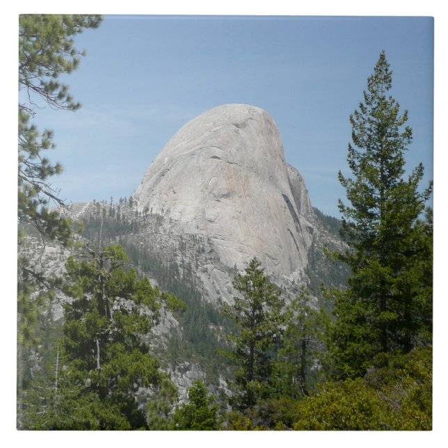 Azulejo De Cerámica Half Dome desde Panorama Trail II (Frente)
