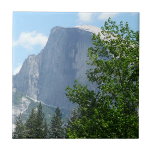 Azulejo De Cerámica Half Dome en verano desde el Parque Nacional Yosem