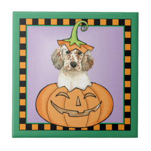 Azulejo De Cerámica Halloween English Setter