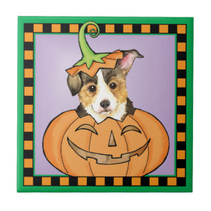 Azulejo De Cerámica Halloween Pembroke Welsh Corgi