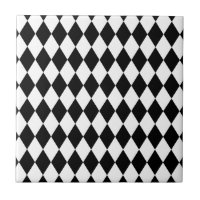 Harlequin blanco y negro