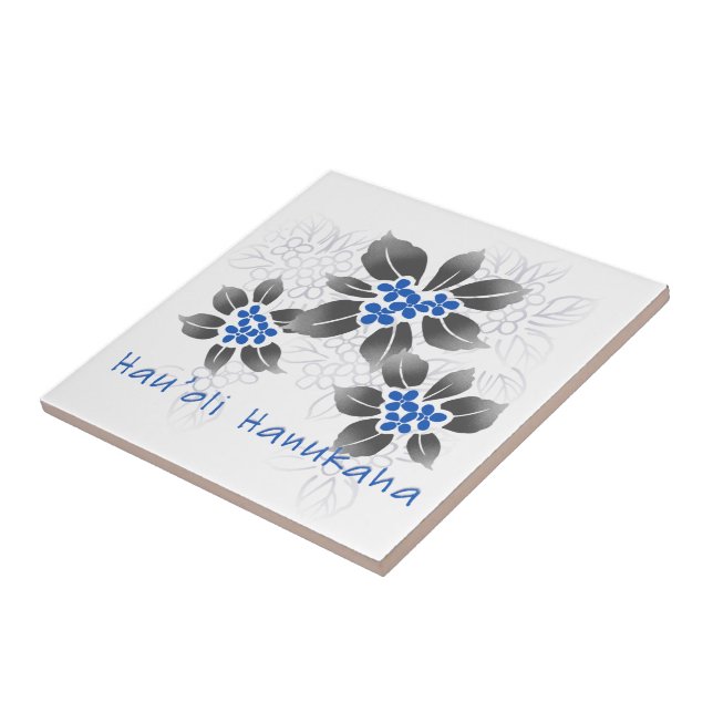 Azulejo De Cerámica Hawaiian Holly Tile Trivets (Lado)