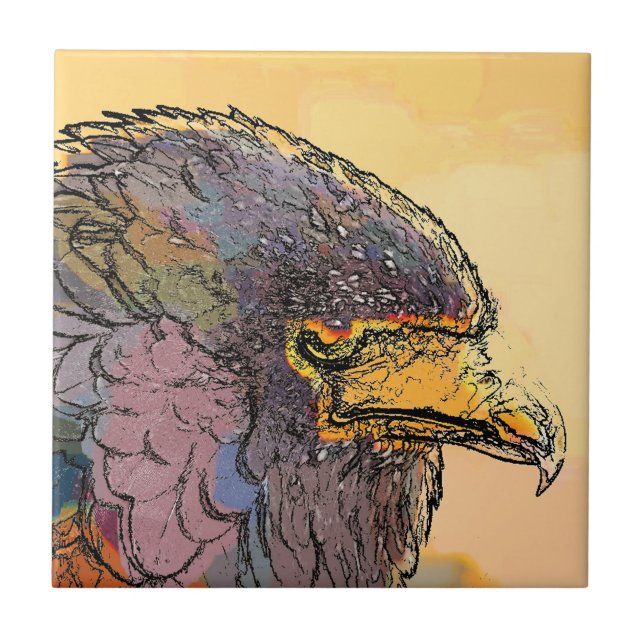 AZULEJO DE CERÁMICA HAWK (Frente)