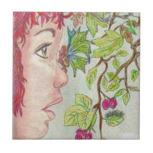 Azulejo De Cerámica Hay un fiary en mi nariz