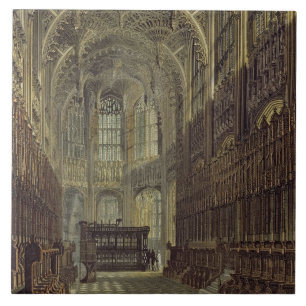 Azulejo De Cerámica Henry la séptima capilla, platea 8 de 'Westminste