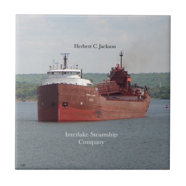 Azulejo De Cerámica Herbert C. Jackson tile (Frente)