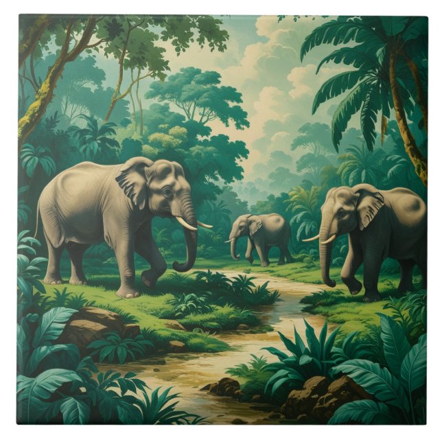 Azulejo de cerámica hermoso (Frente)