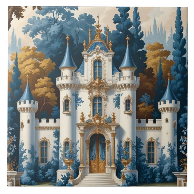 Azulejo de cerámica hermoso (Frente)