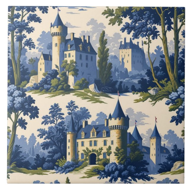 Azulejo de cerámica hermoso (Frente)