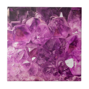 Azulejo De Cerámica Hermoso Ametilo púrpura