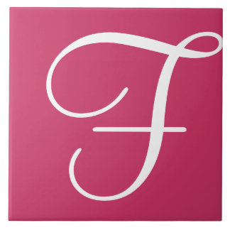 Azulejo De Cerámica Hex cc3366 Número de color Monograma Tile cerámico