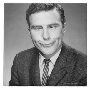 Azulejo De Cerámica Hombre que hace la cara