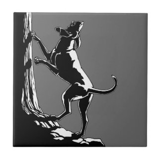 Azulejo De Cerámica Hound Dog Art Cerámica Tile Caza Decoración De Per