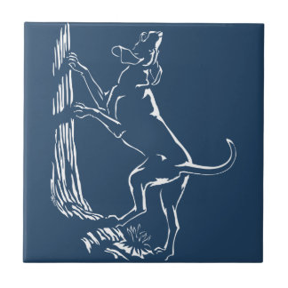 Azulejo De Cerámica Hound Dog Art Cerámica Tile Caza Decoración De Per