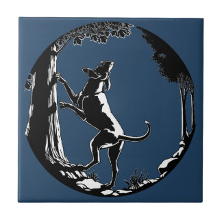 Azulejo De Cerámica Hound Dog Art Cerámica Tile Caza Decoración De Per