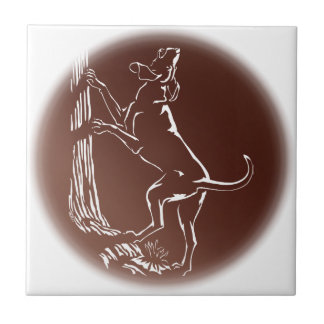 Azulejo De Cerámica Hound Dog Art Cerámica Tile Caza Decoración De Per