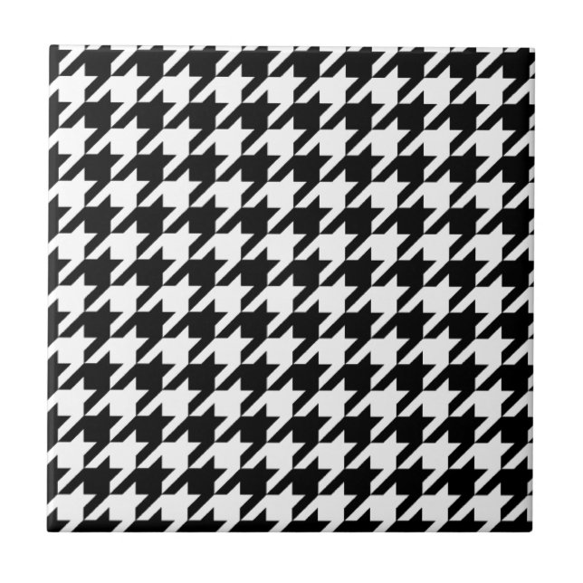 AZULEJO DE CERÁMICA HOUNDSTOOTH CLÁSICO (Frente)