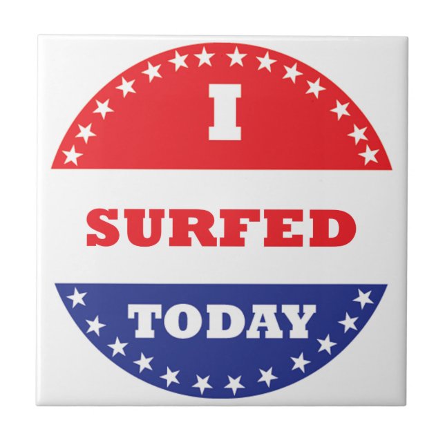 Azulejo De Cerámica Hoy He navegado (Frente)