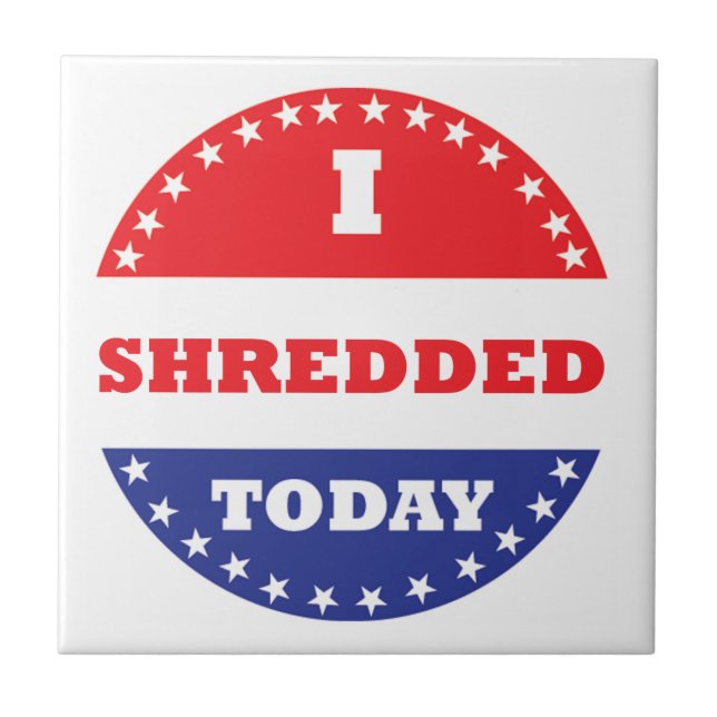 Azulejo De Cerámica Hoy me he triturado (Frente)