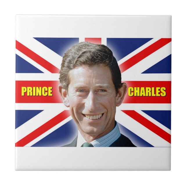 Azulejo De Cerámica HRH Prince Charles (Frente)