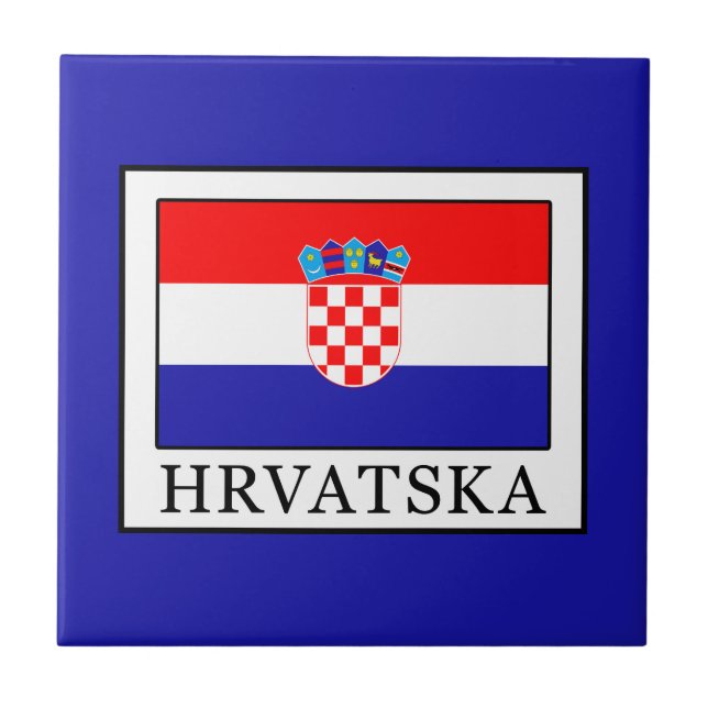 Azulejo De Cerámica Hrvatska (Frente)