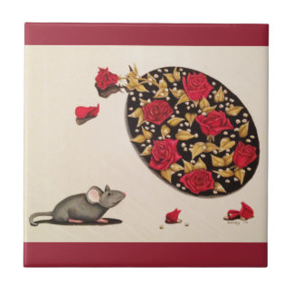 Azulejo De Cerámica Huela los rosas