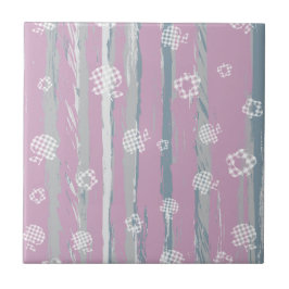 Azulejo de cerámica - Huerto Gingham