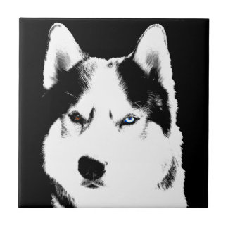 Azulejo De Cerámica Husky Dog Art Ceramic Tile Malamute Wolf Dog Regal