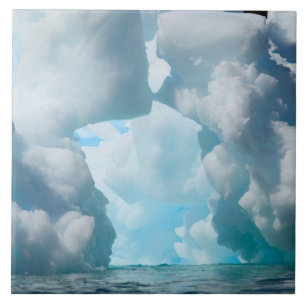 Azulejo De Cerámica Icebergs en la punta sur de Sud