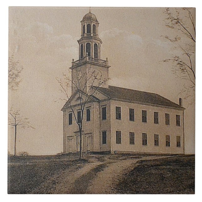 Azulejo De Cerámica Iglesia Congregacional Tile Grande (Frente)