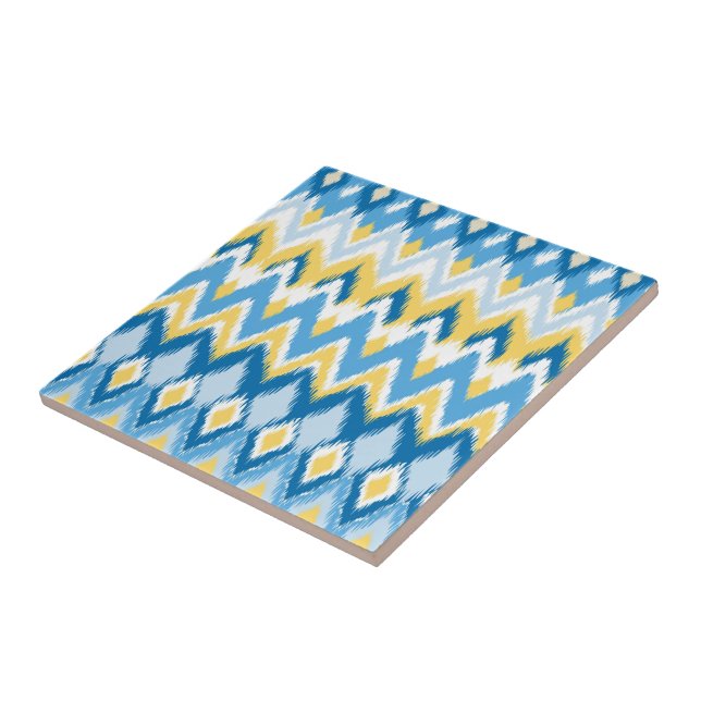 Azulejo De Cerámica Ikat Design #5 @ Emporio Moffa (Lado)