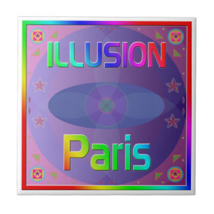Azulejo De Cerámica "ILLUSION Paris" Tile