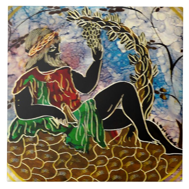 Azulejo De Cerámica Imagen Bella Artes para gran cerámica-foto-mosaico (Frente)