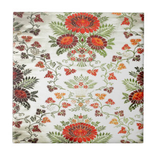 Azulejo De Cerámica Impresión floral bonita