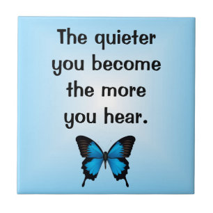 Azulejo De Cerámica Impresionante mariposa Verse Tile