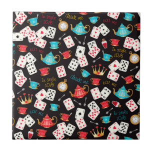 Azulejo De Cerámica Impresiones del país de las maravillas