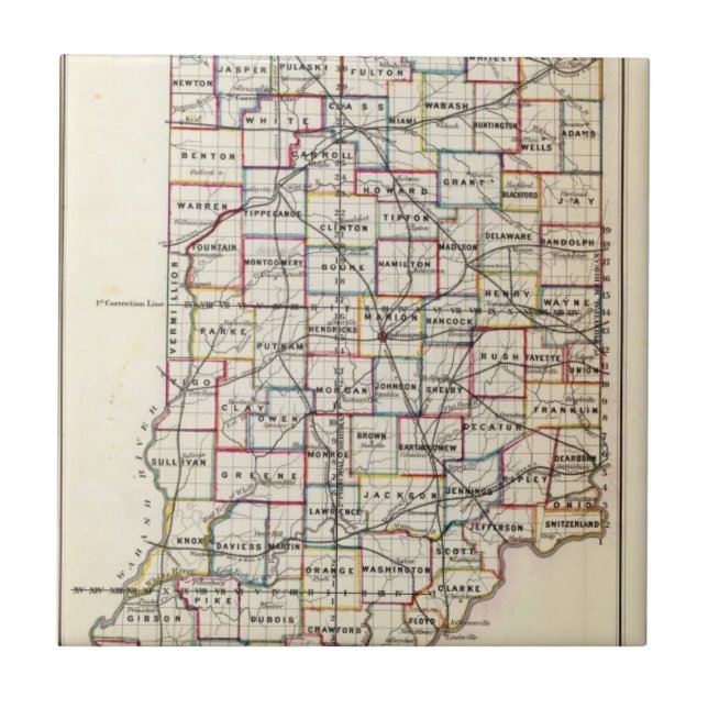 Azulejo De Cerámica Indiana 2 (Frente)