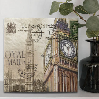 Azulejo De Cerámica Inglaterra británica london cloctower gran bén