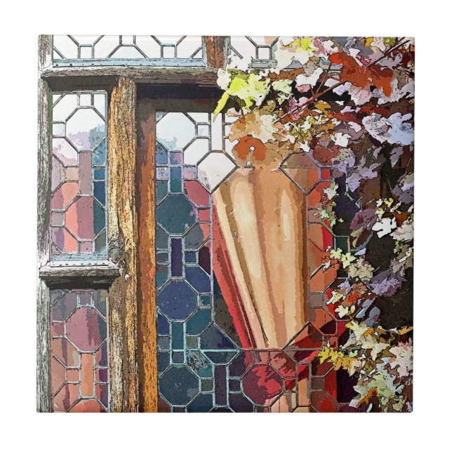 AZULEJO DE CERÁMICA INGLATERRA VICTORIANA (Frente)