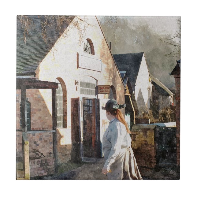 AZULEJO DE CERÁMICA INGLATERRA VICTORIANA (Frente)