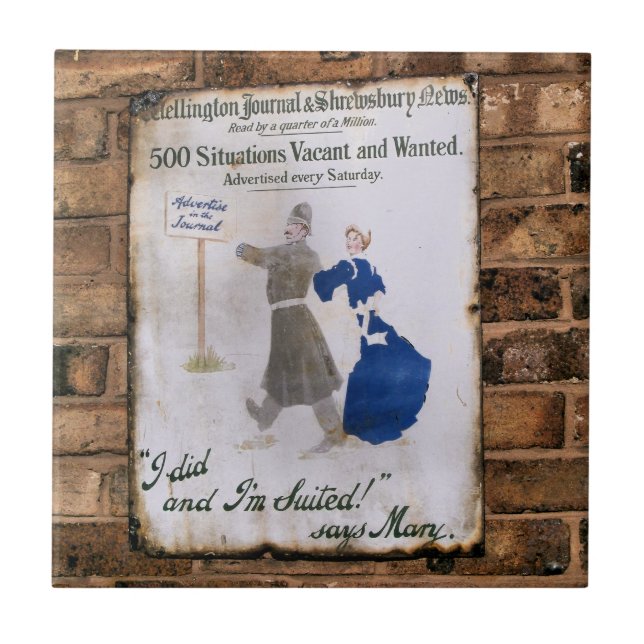 AZULEJO DE CERÁMICA INGLATERRA VICTORIANA (Frente)