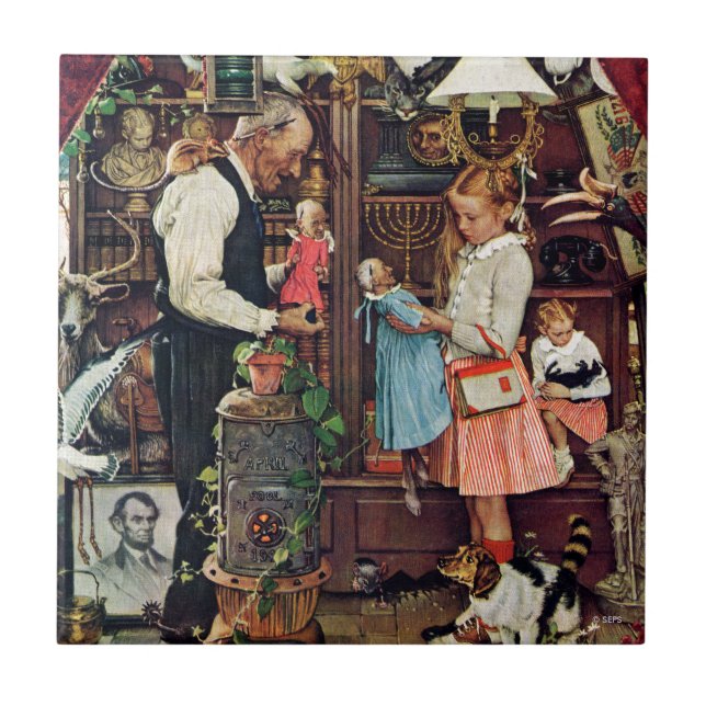 Azulejo De Cerámica Inocente, 1948 (Frente)