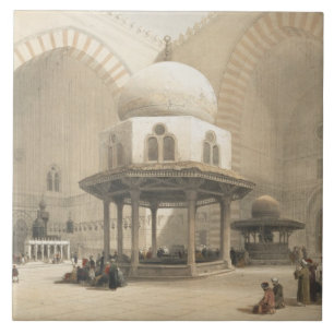 Azulejo De Cerámica Interior de la mezquita del EL Ghoree, Ca del