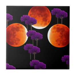 Azulejo De Cerámica Intrusión púrpura