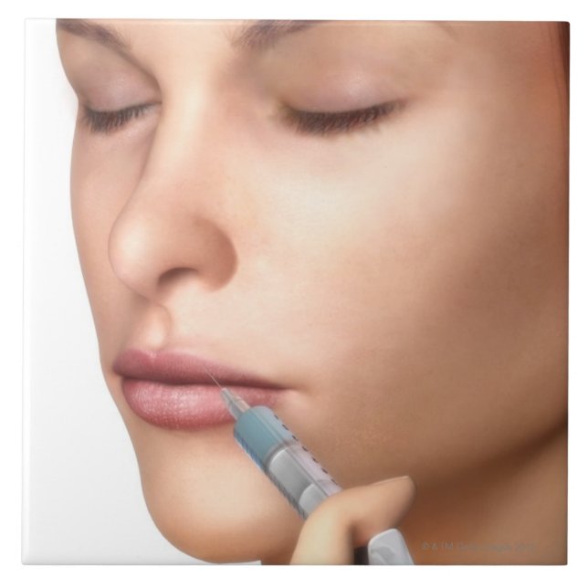 Azulejo De Cerámica Inyecciones de Botox (Frente)