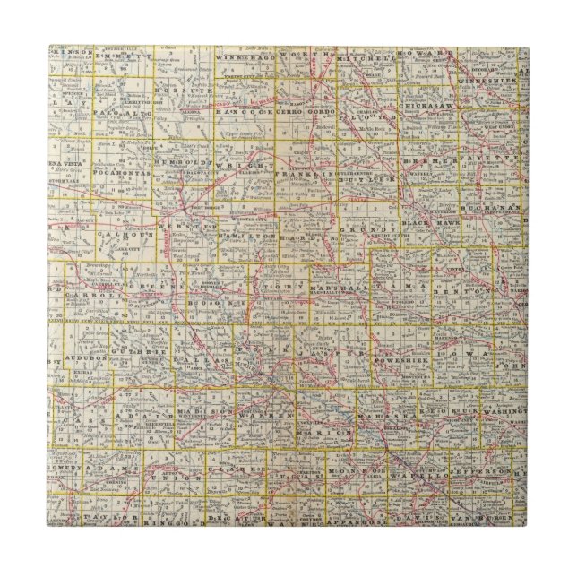 Azulejo De Cerámica Iowa 6 (Frente)