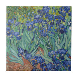 Azulejo De Cerámica Iris de Vincent van Gogh